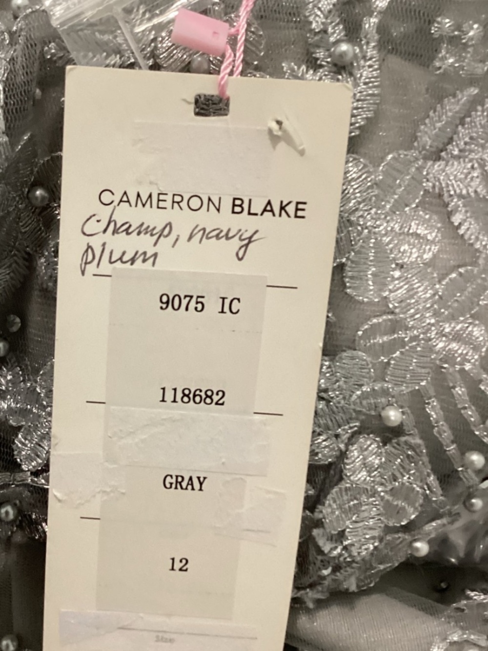 CAMERON BLAKE BY MON CHERI 118682 Mother of Bride Size 12 - Picture 4 of 4